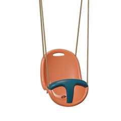 Siège bébé pour portique de 1,90 à 2,50 m bleu/corail