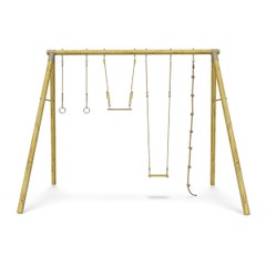 Portique bois 3 m Adulte Oliver - 4 personnes