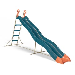 Toboggan PYROU Bleu 3,32 m, 3-12 ans