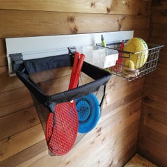 Kit paniers métal et tissu de rangement Touranger