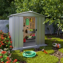 Abri de jardin métal Yardmaster Eco 2,3 m² + kit d'ancrage