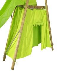 Cabane en toile pour portique bois