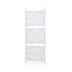 Lot de 5 claustras Blancs pour carport Libeccio