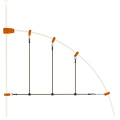 Corde tibétaine pour structure de jeux EVO