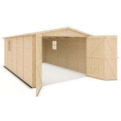Garage - bois brut - 15 m²