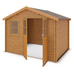 Abri de jardin Saturne - bois marron - 10,5 m²