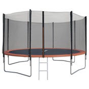 Trampoline Ø 3,66 m avec filet de sécurité et échelle 