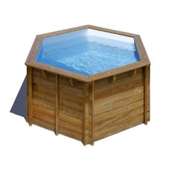 Piscine hors sol bois ronde Ø 2,80 x 1,07 m LILI
