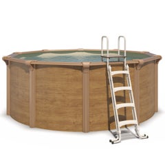 Piscine SAPHIR en métal hors sol ronde Ø485x120cm - Trigano