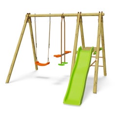 Balançoire en bois 1,90 m Artix VABI - 4 enfants