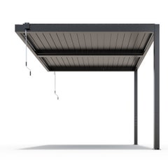 Pergola Bioclimatique adossée 3x3m CANDY