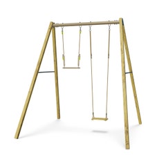 Balançoire en bois poutre métal 3 m Adulte WALTER - 2 personnes
